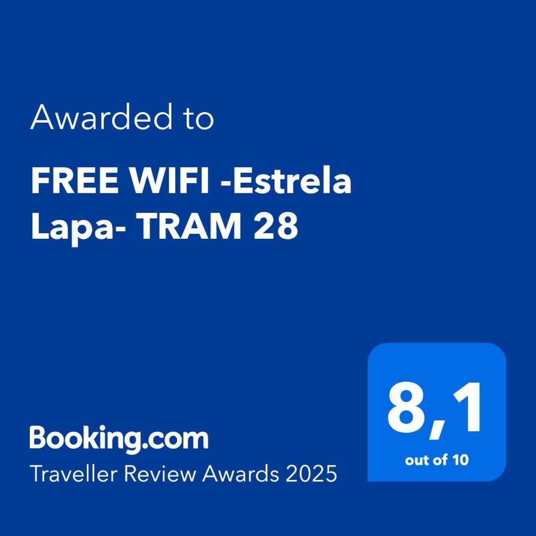 דירות ליסבון Free Wifi -Estrela Lapa- Tram 28 מראה חיצוני תמונה